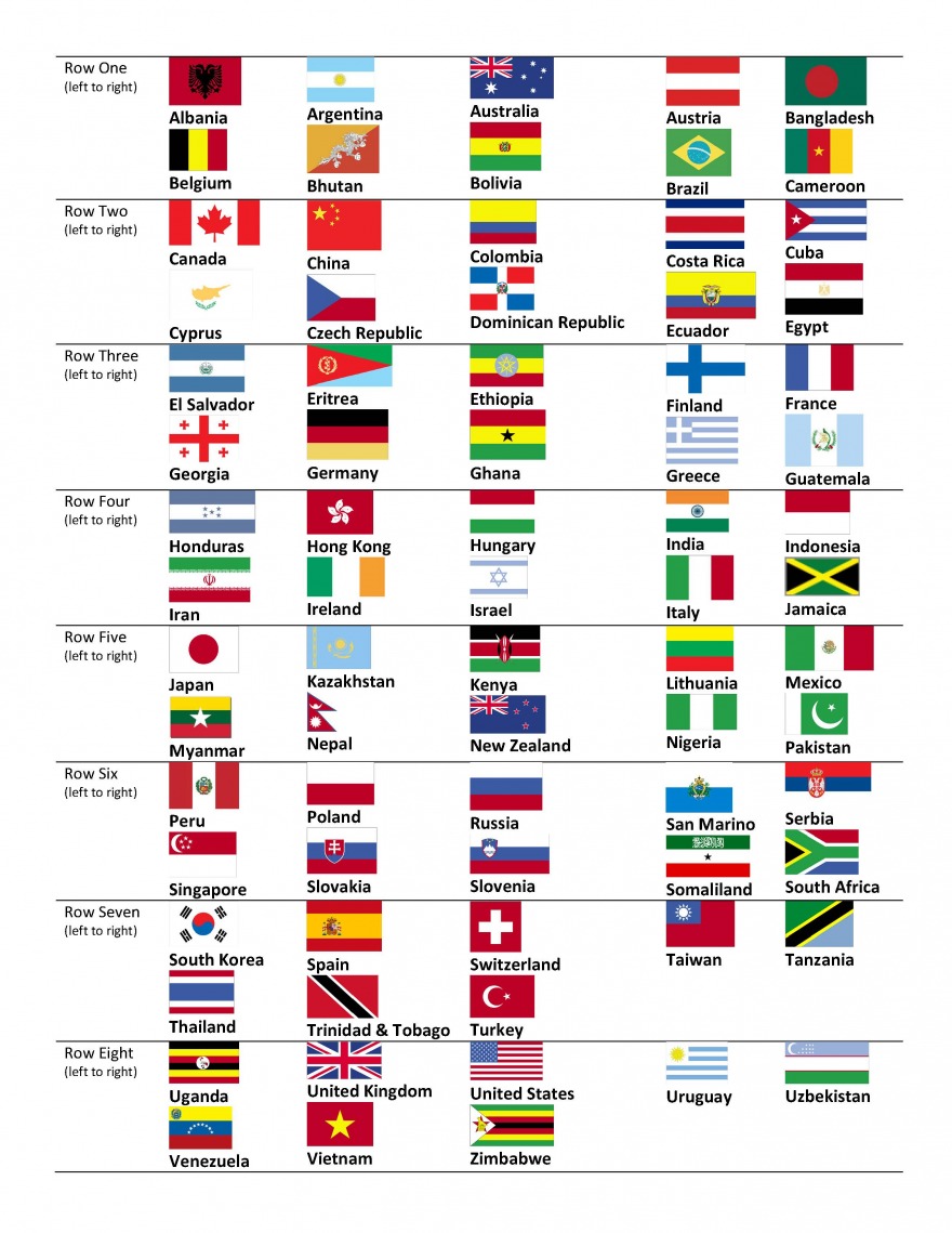 Gallery of Flags Grinnell College